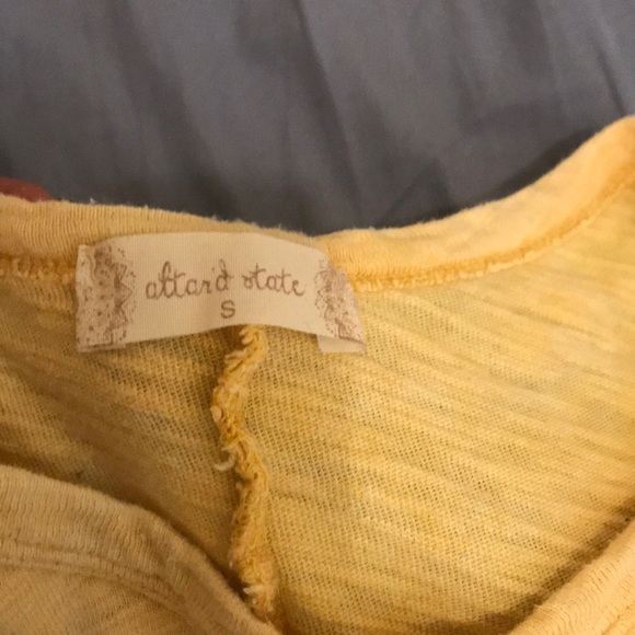 Yellow Altar’D State top - Picture 3 of 4